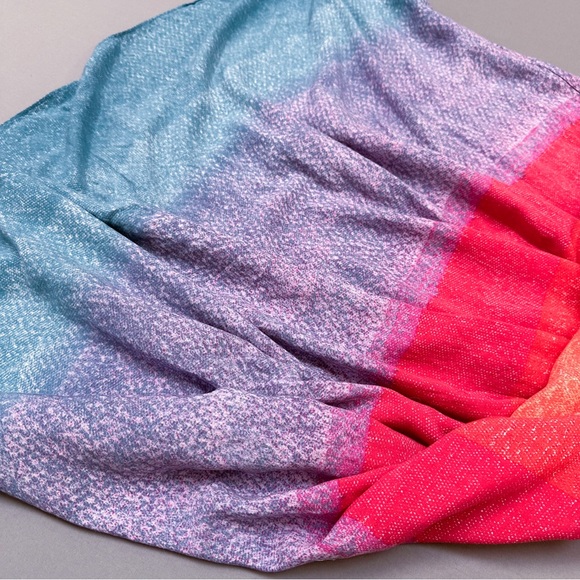 Anthropologie Carla Weeks Setting Sun rainbow sunset tiered maxi dress, 6P. - Picture 8 of 10